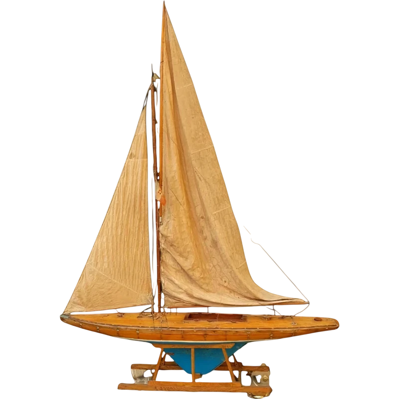Grande maquette italienne d'un voilier du XIXe siècle