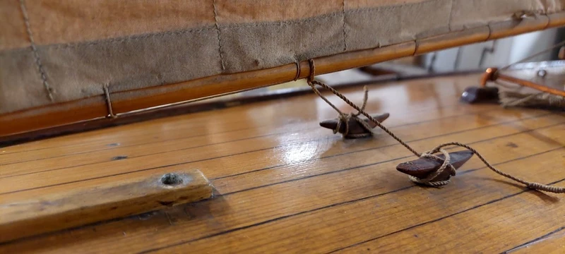 Grande maquette italienne d'un voilier du XIXe siècle