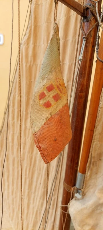 Grande maquette italienne d'un voilier du XIXe siècle