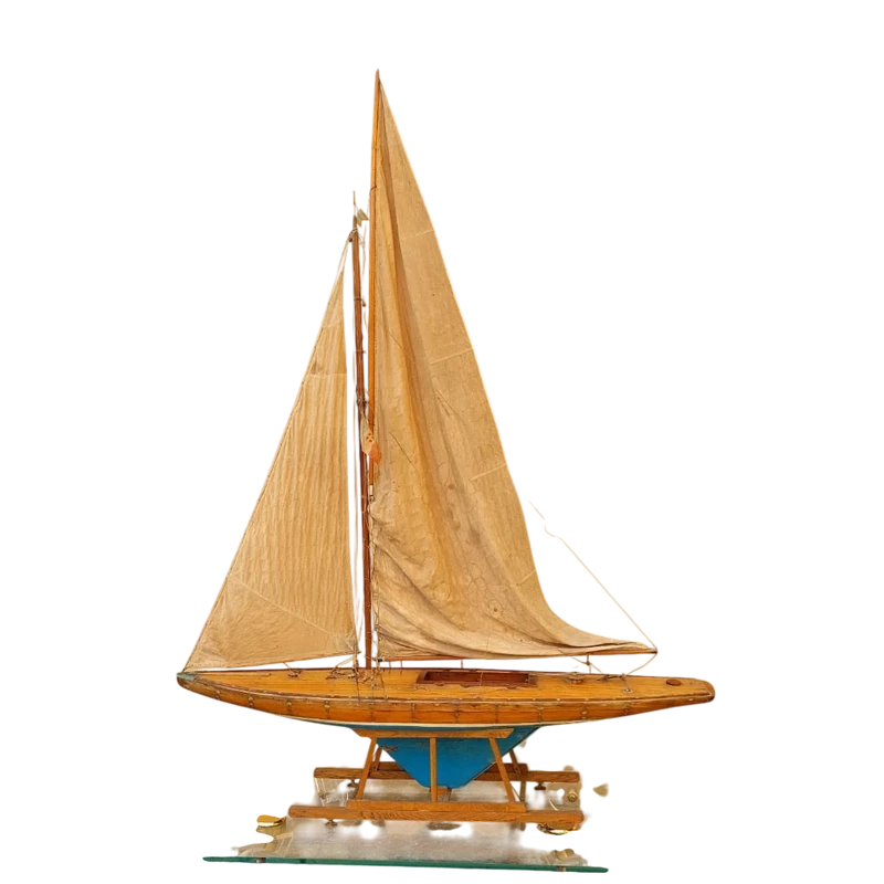 Grande maquette italienne d'un voilier du XIXe siècle