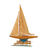 Grande maquette italienne d'un voilier du XIXe siècle