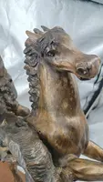 Grande sculpture en bronze représentant un Indien à cheval -Tommaso Campajola (1890 - 1968)