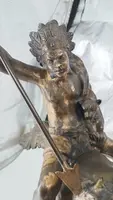 Grande sculpture en bronze représentant un Indien à cheval -Tommaso Campajola (1890 - 1968)