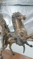 Grande sculpture en bronze représentant un Indien à cheval -Tommaso Campajola (1890 - 1968)