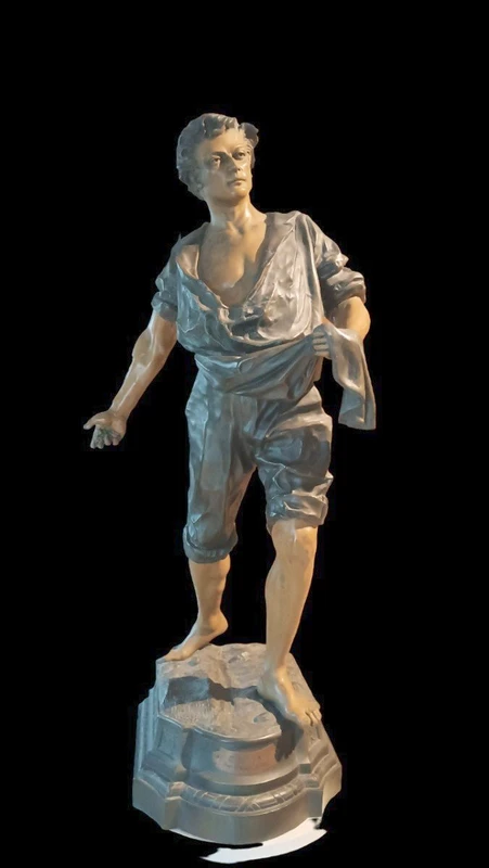 SCULPTURE ALLÉGORIE DE L'AGRICULTURE F.TA F. MILLIOT H.103 CM