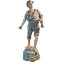 SCULPTURE ALLÉGORIE DE L'AGRICULTURE F.TA F. MILLIOT H.103 CM