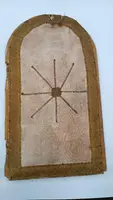 Portail de tabernacle, ciboire, bois doré avec pélican fin du 18e siècle