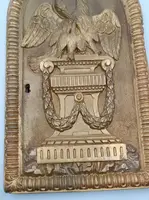 Portail de tabernacle, ciboire, bois doré avec pélican fin du 18e siècle