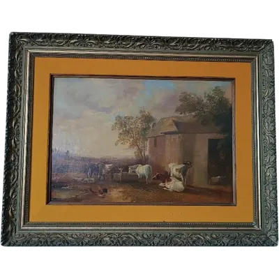 Huile sur toile École anglaise du 19e siècle