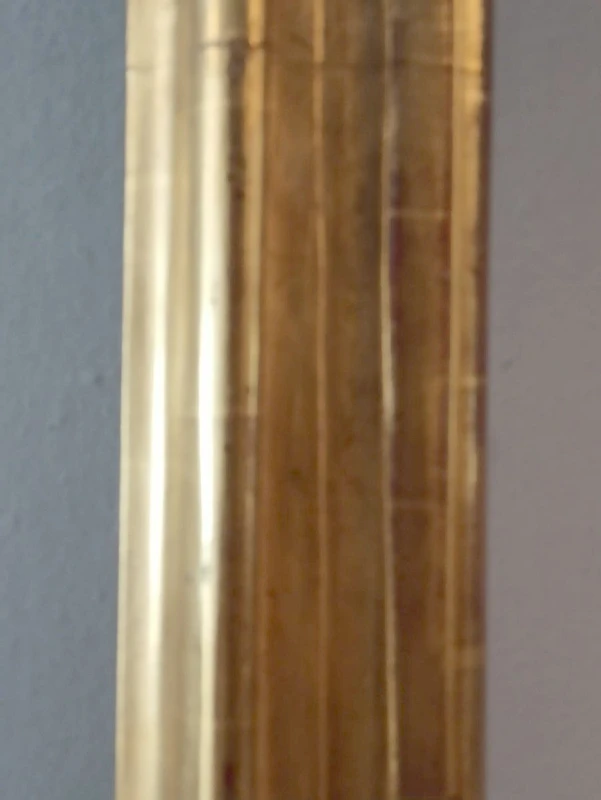 Grand miroir en bois doré deuxième moitié du XVIIIe siècle Italie