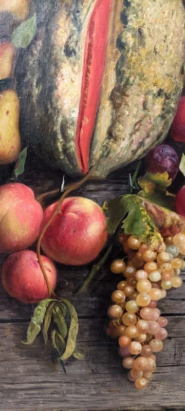 AURELIO ZINGONI FLORENCE 1853-1922 , OIL PAINTING ON CANVAS, STILL LIFE