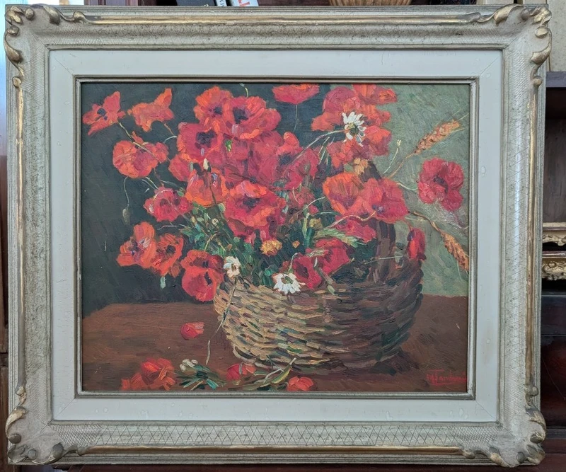Mario Tamburini (1914-1989) - Still Life To Poppies, 1968