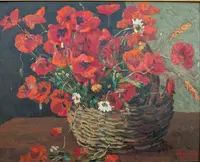 Mario Tamburini (1914-1989) - Still Life To Poppies, 1968