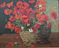 Mario Tamburini (1914-1989) - Still Life To Poppies, 1968