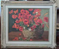Mario Tamburini (1914-1989) - Still Life To Poppies, 1968