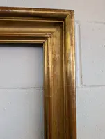 Cornice Italiana In Legno Dorato Seconda Metà Del Settecento