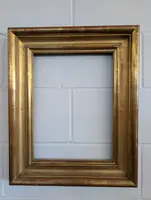 Cornice Italiana In Legno Dorato Seconda Metà Del Settecento