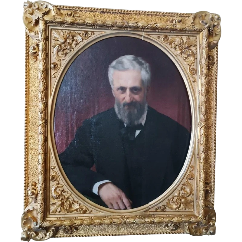 Portrait de Cesare Altoviti huile sur toile - Antonio Ciseri ( 1821-1893 )