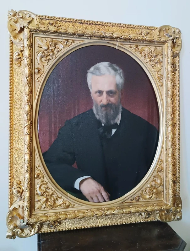 Portrait de Cesare Altoviti huile sur toile - Antonio Ciseri ( 1821-1893 )