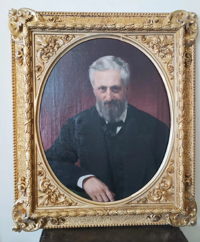 Portrait de Cesare Altoviti huile sur toile - Antonio Ciseri ( 1821-1893 )