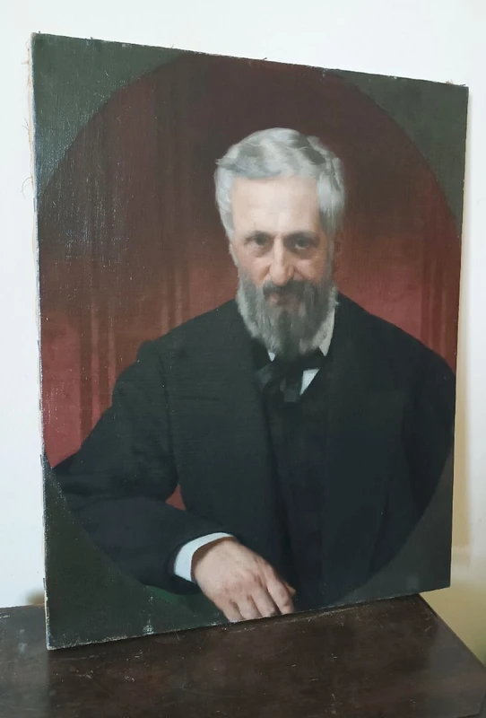 Portrait de Cesare Altoviti huile sur toile - Antonio Ciseri ( 1821-1893 )