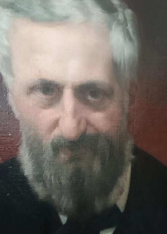 Portrait de Cesare Altoviti huile sur toile - Antonio Ciseri ( 1821-1893 )