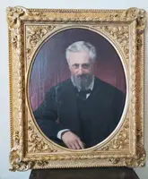 Portrait de Cesare Altoviti huile sur toile - Antonio Ciseri ( 1821-1893 )