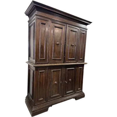 Double body sideboard . Emilia Modena Bologna first half of '600
