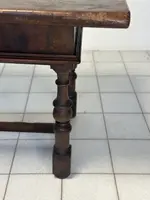 Bolognese walnut spool table . 17th century