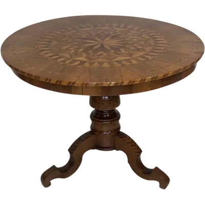 Inlaid table . Rolo mid 19th century