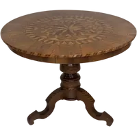 Inlaid table . Rolo mid 19th century