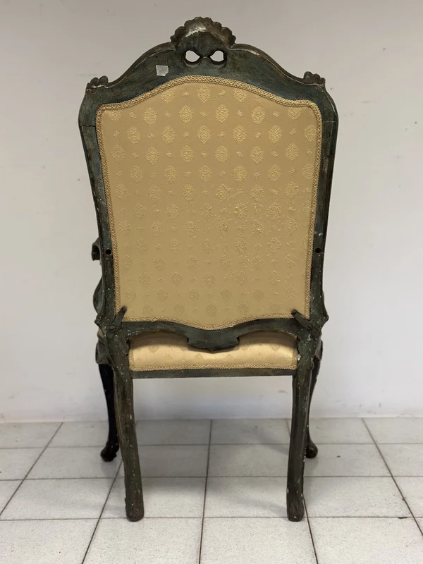 Poltrona Luigi XV Venezia prima metà XVIII secolo