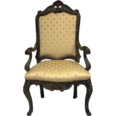 Fauteuil Louis XV Venise première moitié du XVIIIe siècle