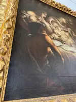 Oil on canvas nativity . Venetian school 17th century ambit of Antonio Balestra