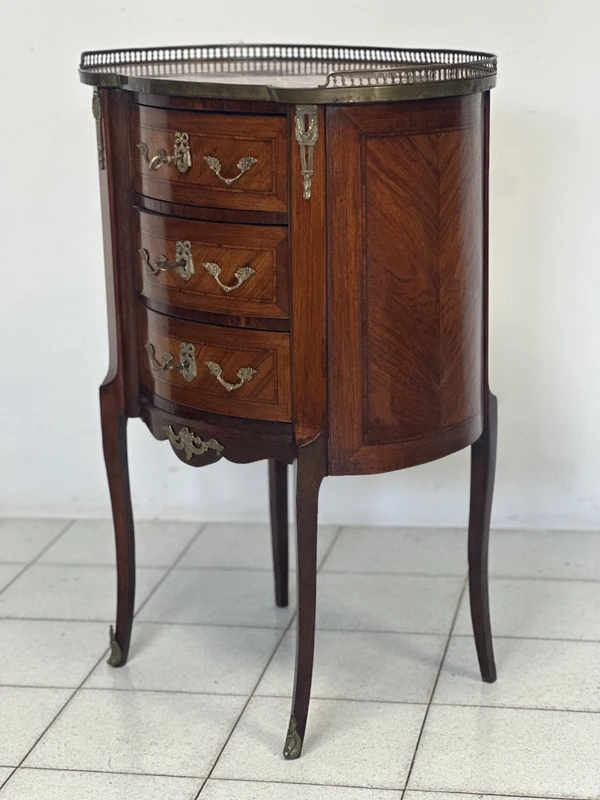 Meuble à haricots de centre de table . Napoléon III fin 19ème siècle restauré