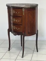 Meuble à haricots de centre de table . Napoléon III fin 19ème siècle restauré