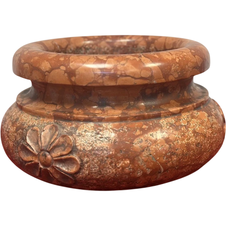 Imperial red marble stoup 19th century