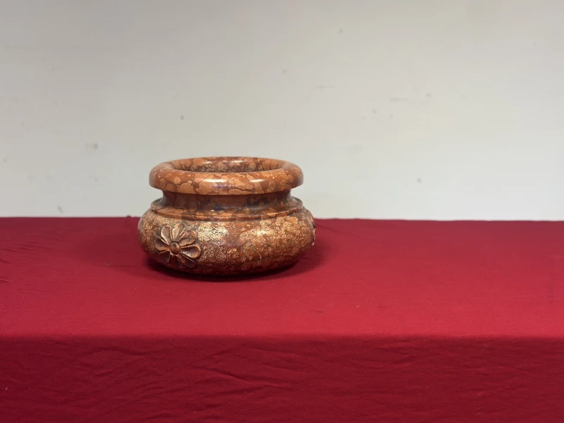 Imperial red marble stoup 19th century