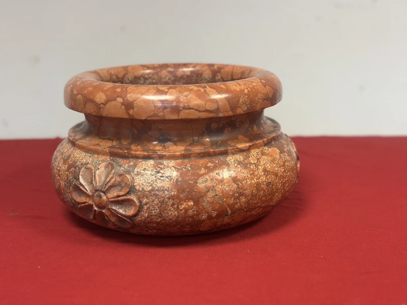 Imperial red marble stoup 19th century