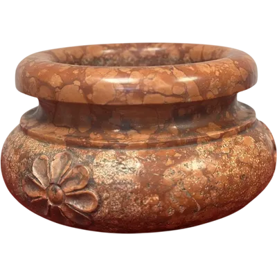 Imperial red marble stoup 19th century