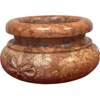 Imperial red marble stoup 19th century