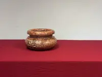 Imperial red marble stoup 19th century