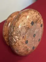 Imperial red marble stoup 19th century