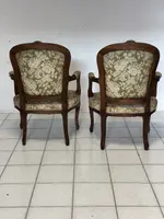 Paire de fauteuils Louis Philippe en noyer. XIXème siècle