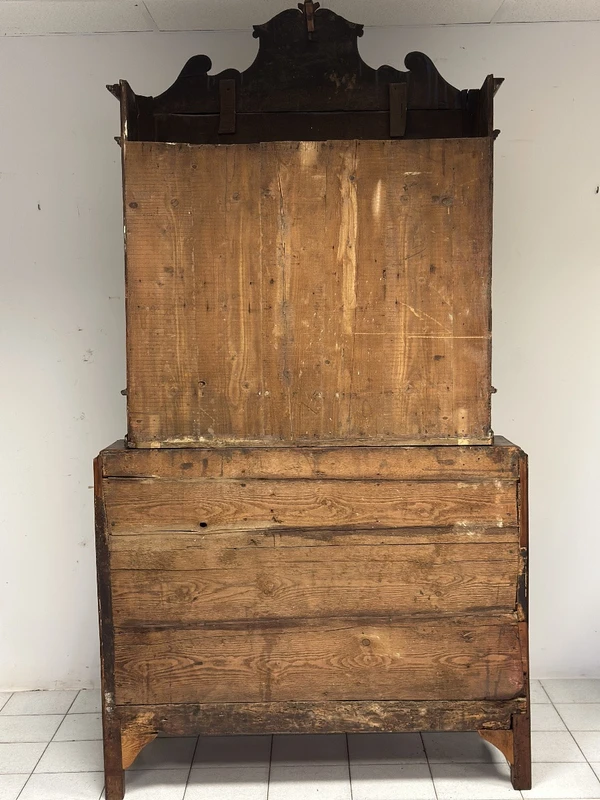 Walnut trumeau . Emilia Parma Louis XV.