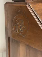 Walnut trumeau . Emilia Parma Louis XV.
