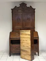 Walnut trumeau . Emilia Parma Louis XV.