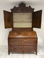 Walnut trumeau . Emilia Parma Louis XV.