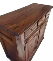 ANTIQUE CHERRY RISER PLATFORM SIDEBOARD EIGHTEENTH CENTURY