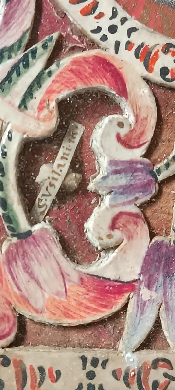 Reliquaire antique avec reliques, exécution monastique 18e siècle canavet paer-roules